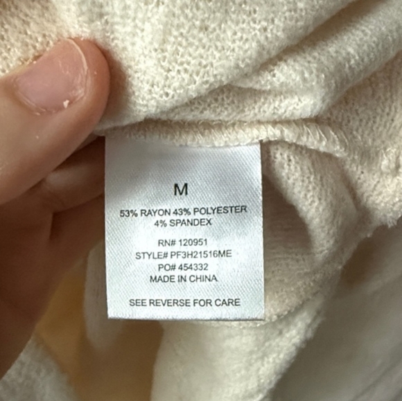 Gypsy Cloud Cozy Cream Hoodie with Drawstring - Picture 3 of 4